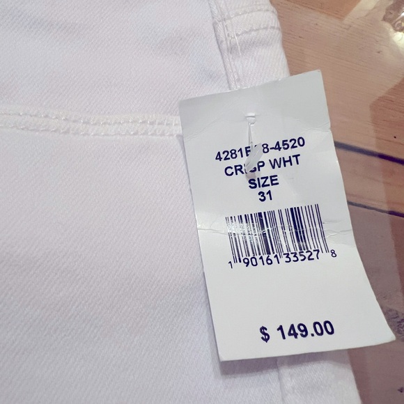 PAIGE Jimmy Jimmy Short Boyfriend Short Raw Hem Cuff Sz 31 - Picture 6 of 11